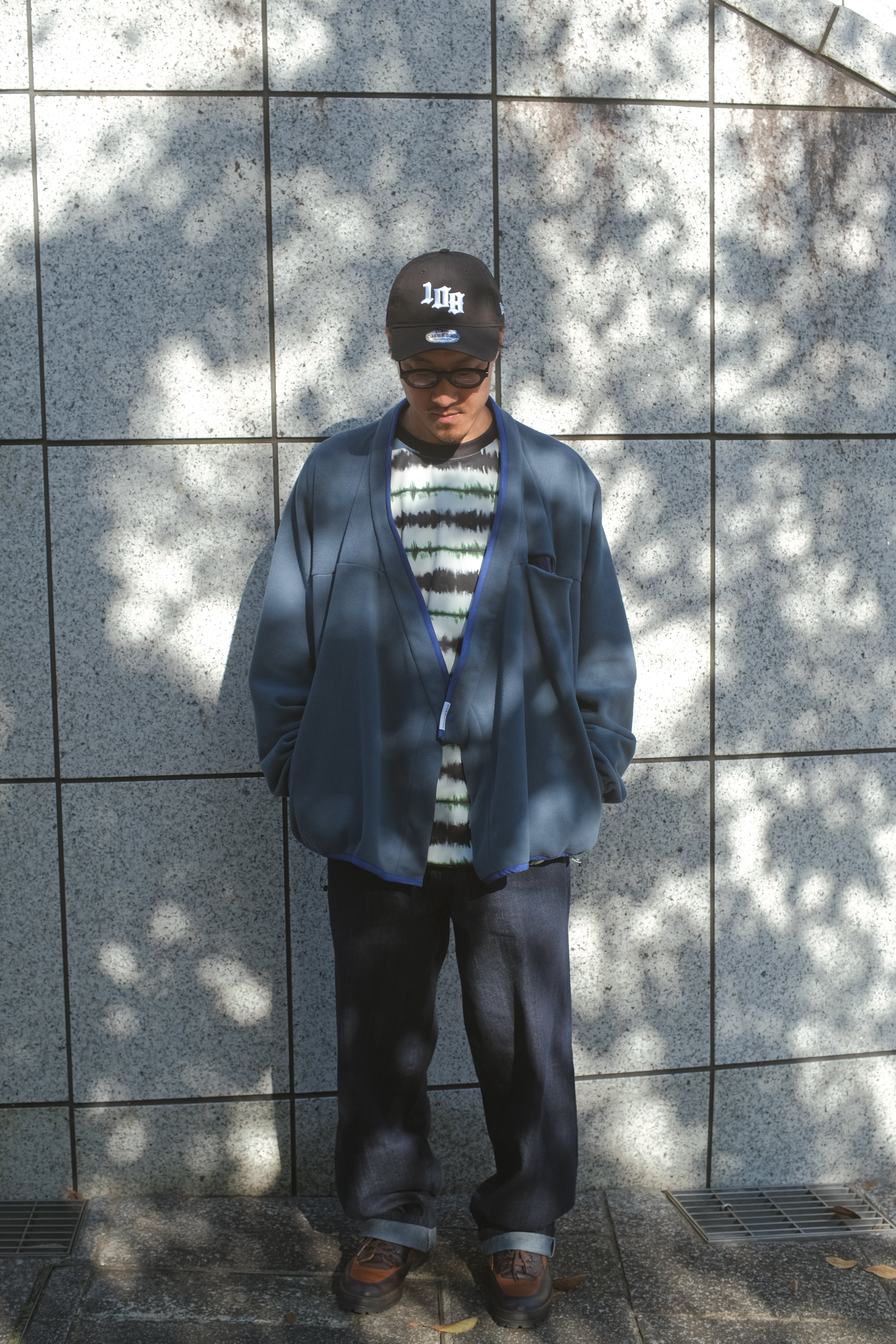 ジャケット・アウター SOMELAND Y-COLLAR HOODIE JACKET KHAKI Y-Coller Fleece Jacket / SOMELAND | ONTHEWAY STORE