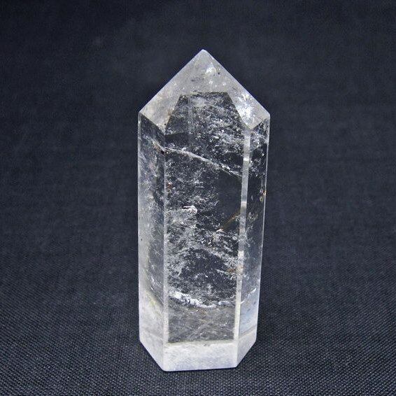 水晶 六角柱 ポイント 置物 一点物 142-11090