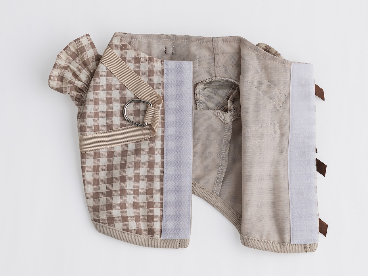 ギンガムチェックリボンハーネス