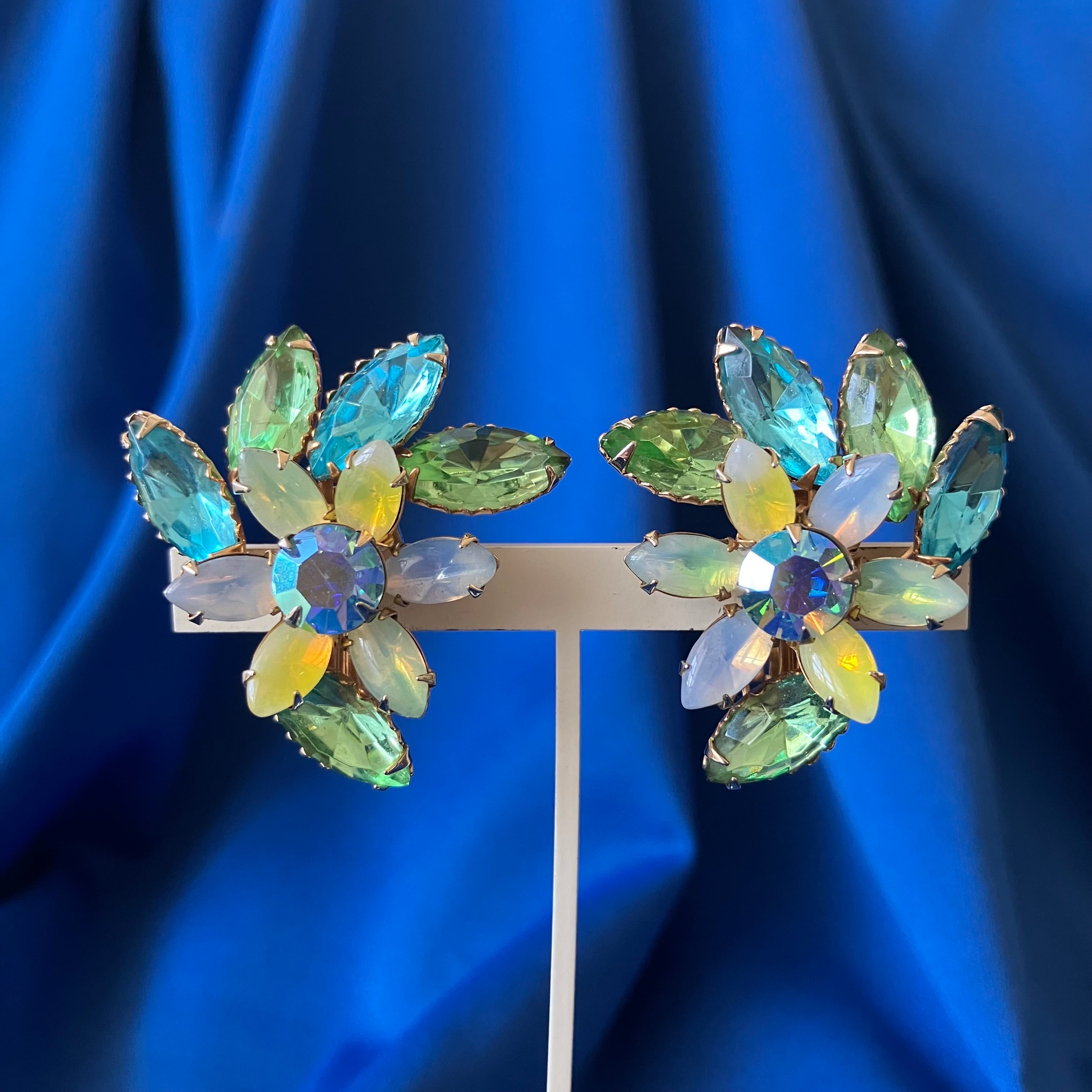 cubic zirconia pierce[p-1392] ヴィンテージピアス | LEO VINTAGE