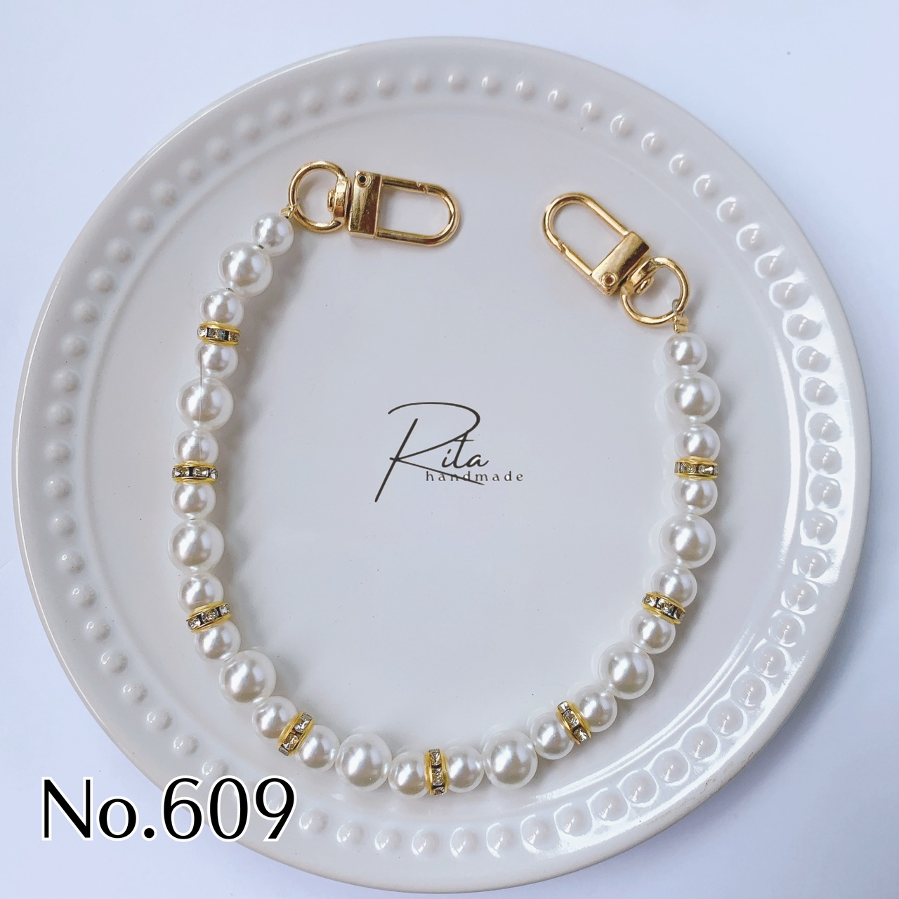 ハンドストラップ スマホストラップ No.609 | Rita