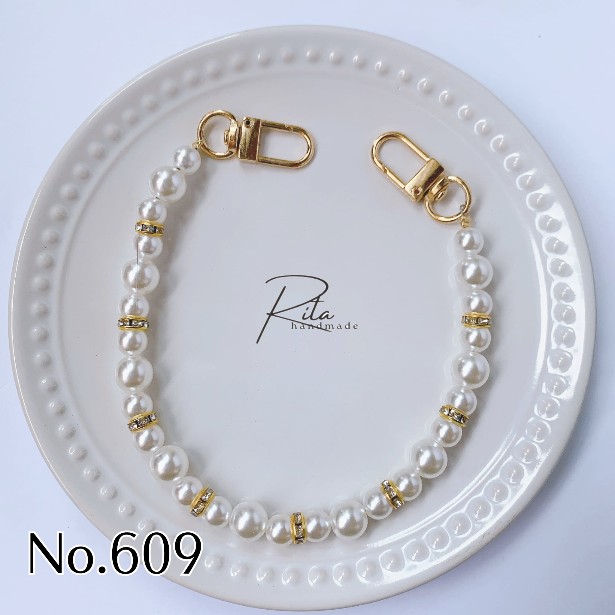 ハンドストラップ スマホストラップ No.609 | Rita