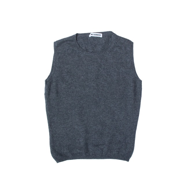 JILSANDER CashmareKnitGrayTankTop