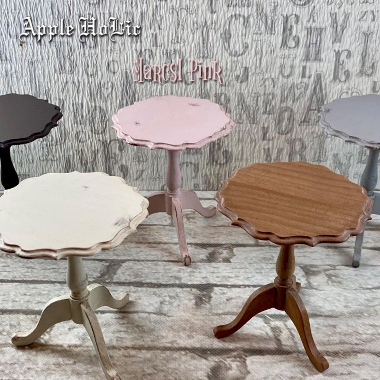 1/6 ドール サイドテーブル【Marcel Pink・ マルセル ピンク 】