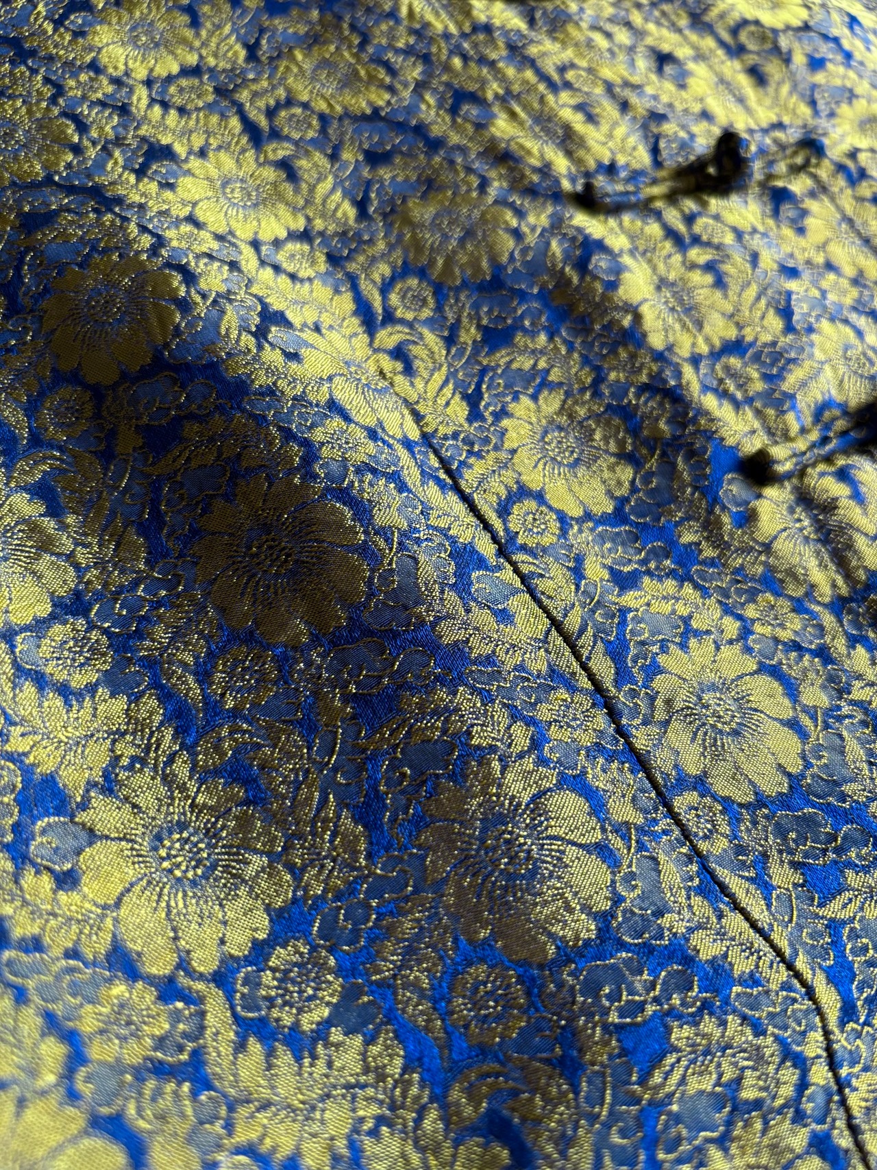 floral jacquard silk china shirt-5268-6