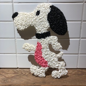 Snoopy Popcorn Art Melted Wall Decoration