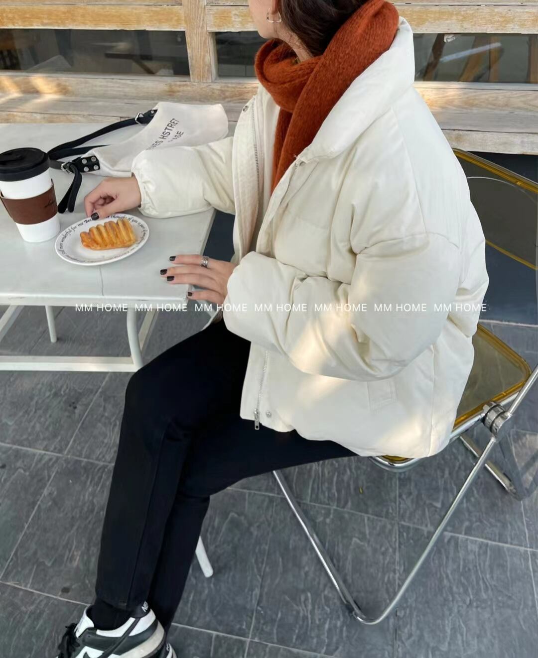 シンプル中綿ジャケット　AJ42441-8886