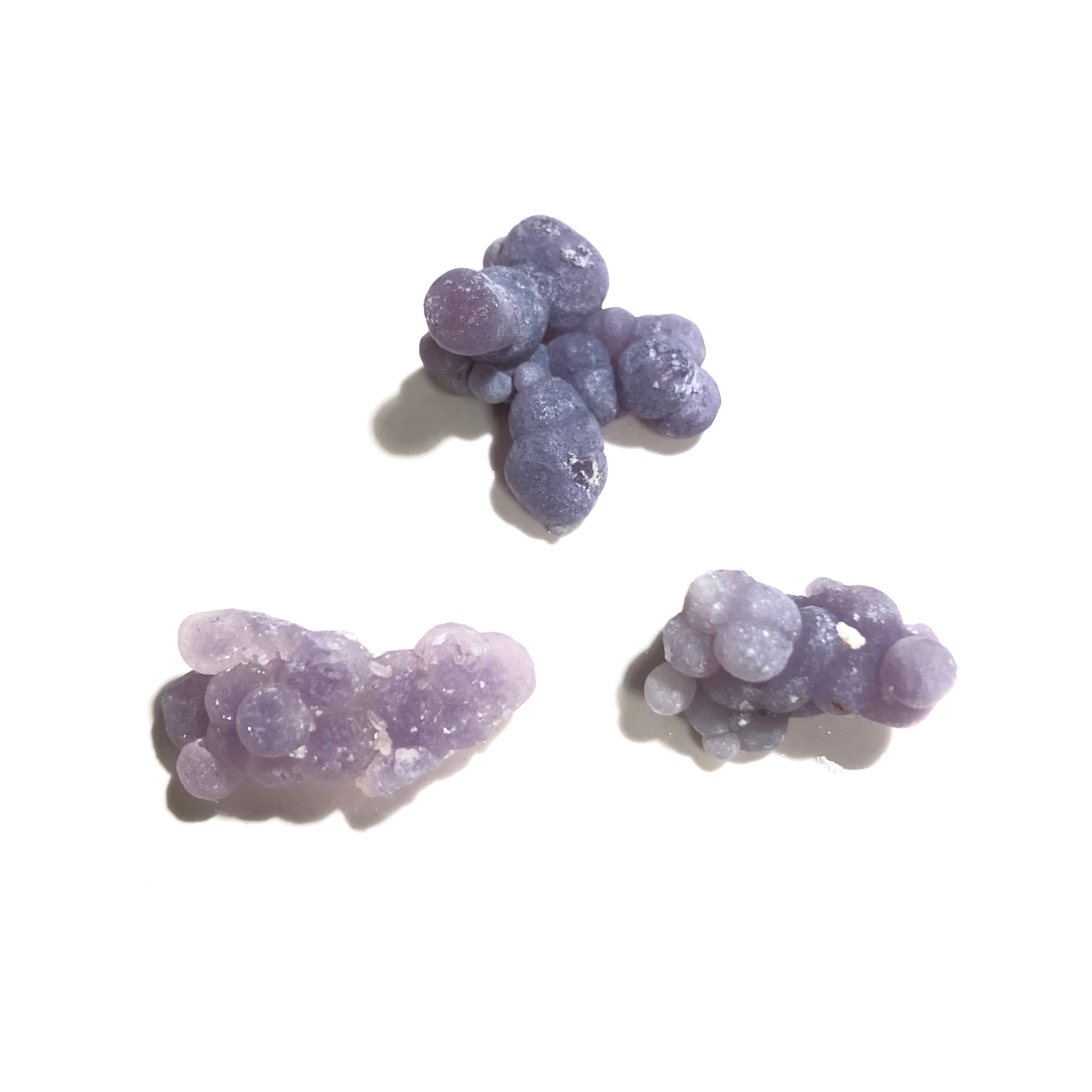グレープアゲート/ぶどう状瑪瑙3個セットA | Art Jewelerrt アート