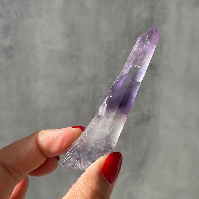 パープルファントムアメジスト ポリッシュポイント｜Cordeiros, Bahia, Brazil