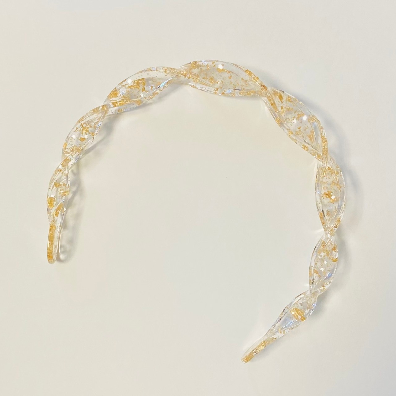 twist large headband/glitter