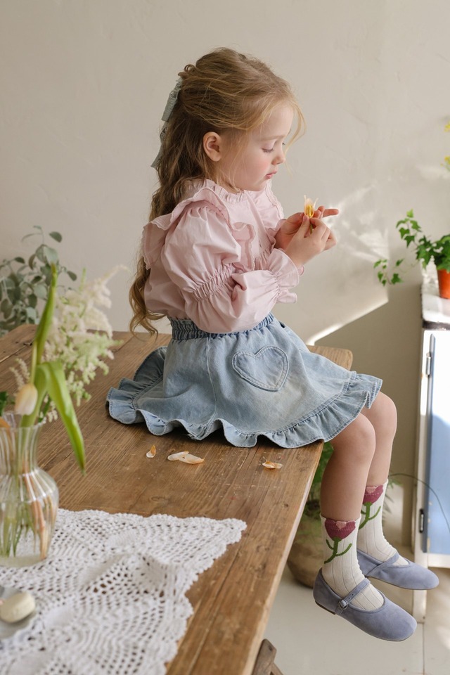 【1/31〆予約】<flo>  Joa denim skirt