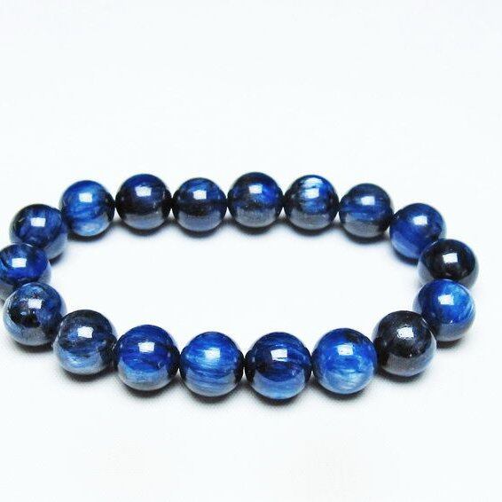 カイヤナイト ブレスレット 11mm 一点物 メール便可 [M便 1/10] 111-43907