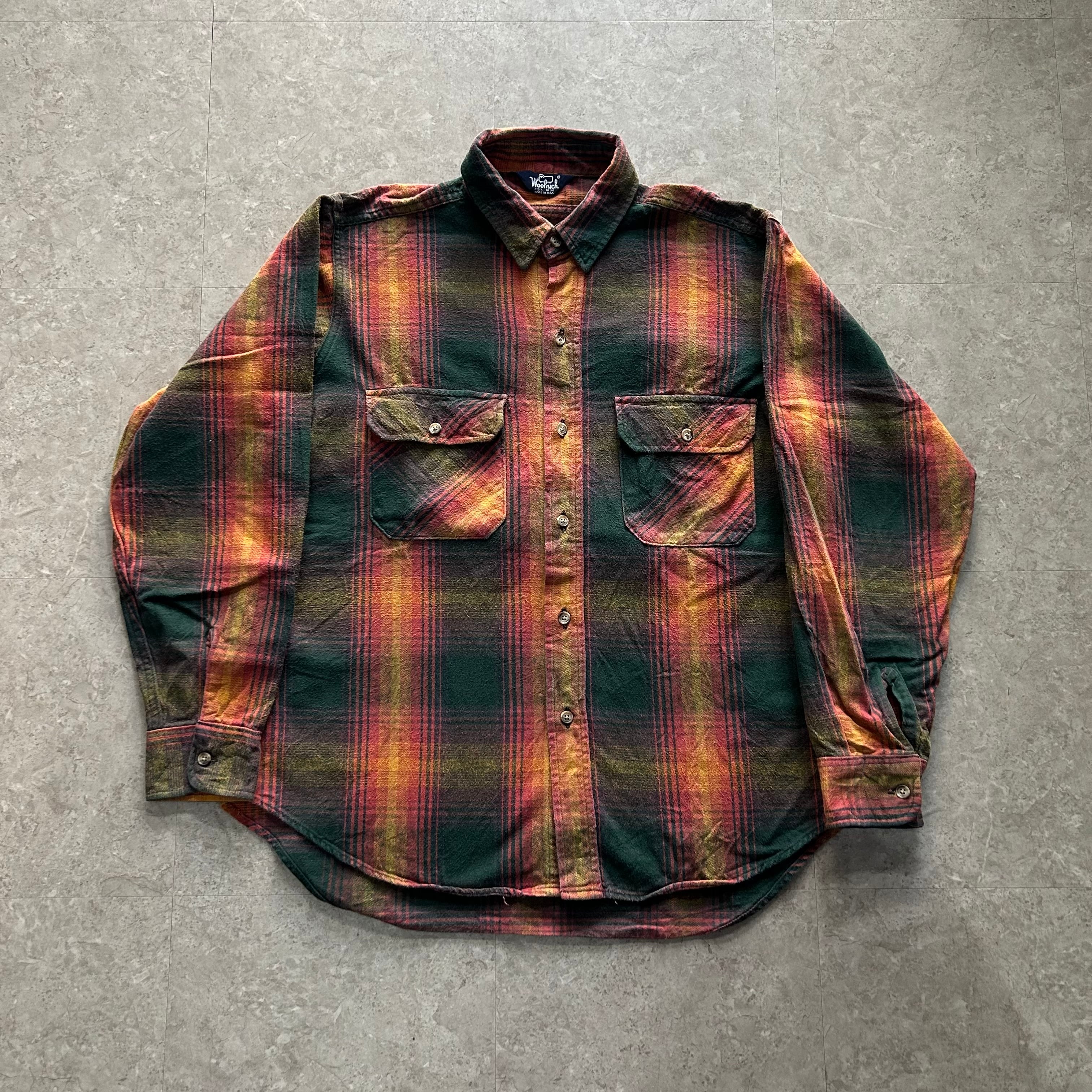 80s〜 WOOLRICH flannel shirt【仙台店】