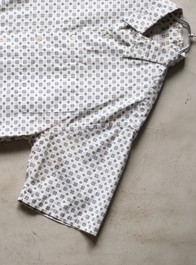 "MURANO" 1990s Geometric pattern shirt