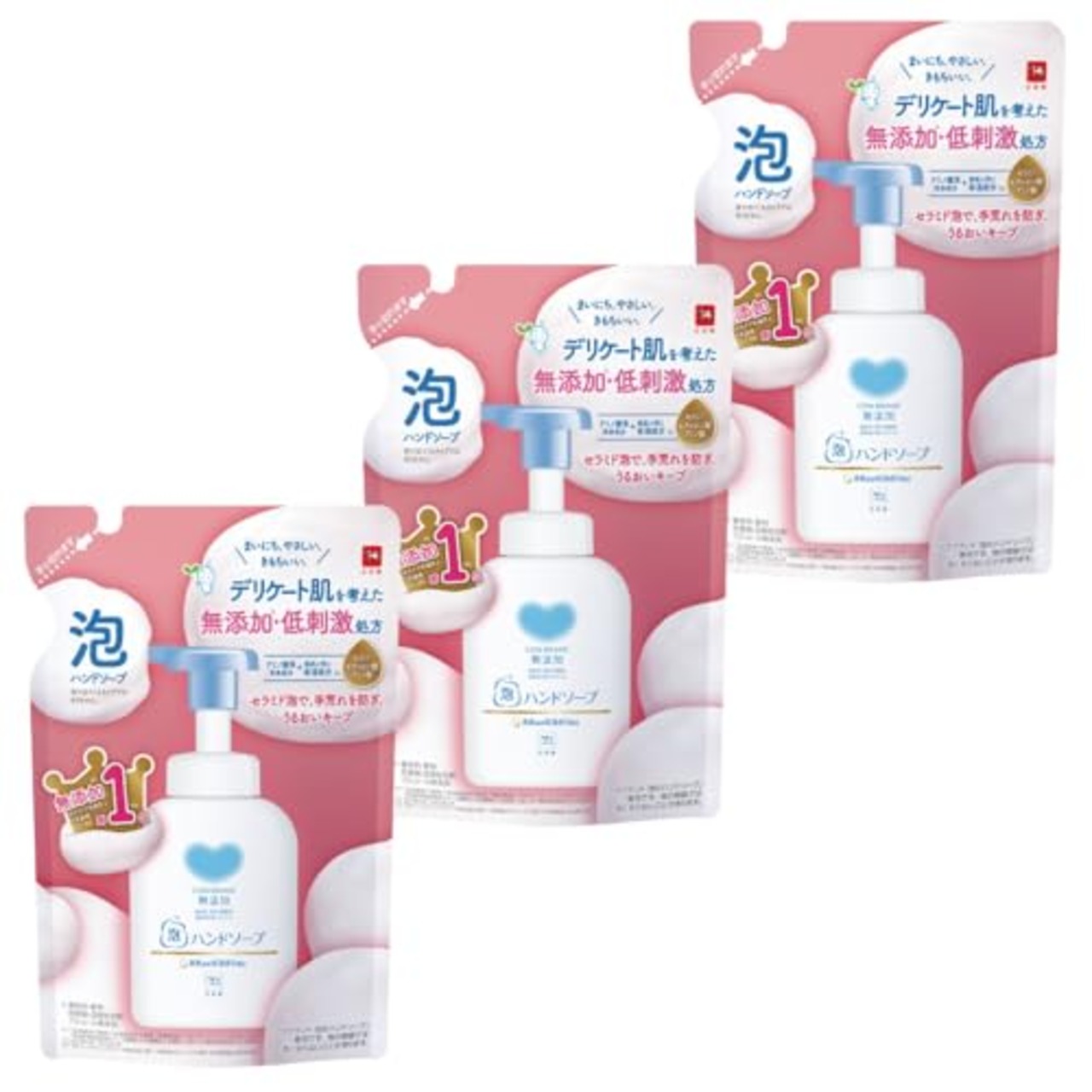 カウブランド 無添加 泡のハンドソープ つめかえ用 320ml×3個 320ミリリットル (x 3)