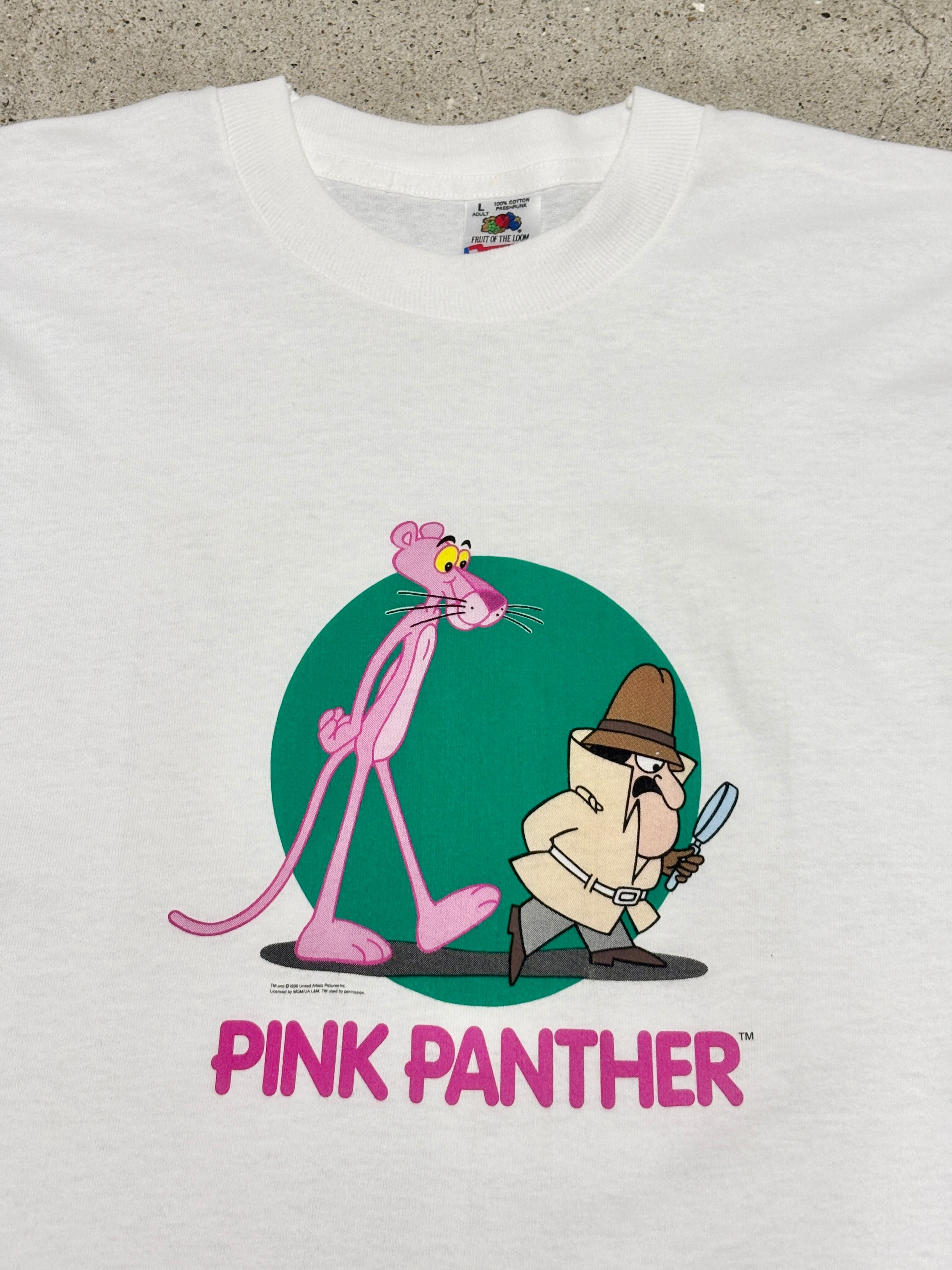 90s PINK PANTHER Tee/USA製/L/ピンクパンサ－Tシャツ/クルーゾー警部