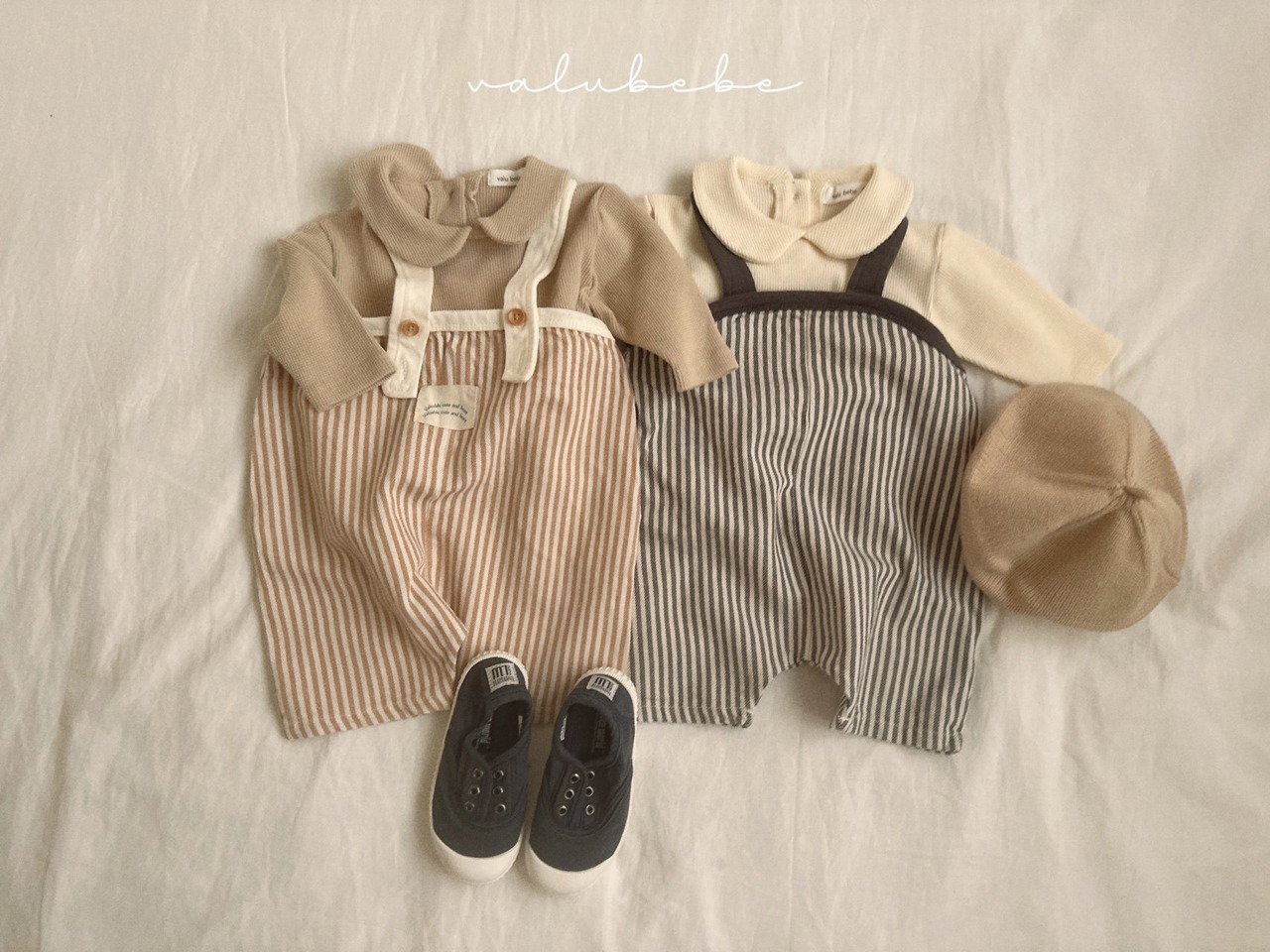 【valu bebe】バケットサロペット ブラック 60~80cm 240836 - 11