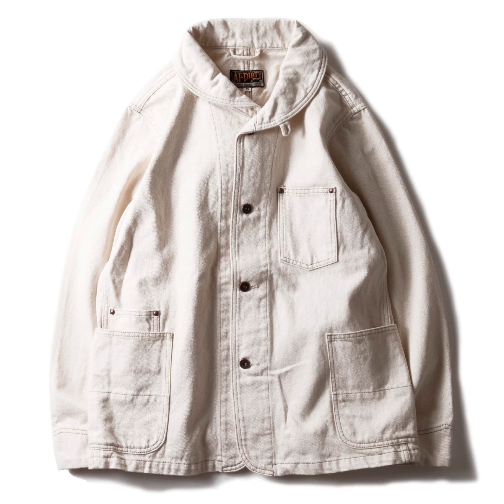 AT-DIRTY(アットダーティー) WORKERS JACKET (IVORY) COMPANY