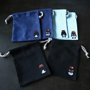BIRDIE POUCH【バーディー巾着ポーチ】