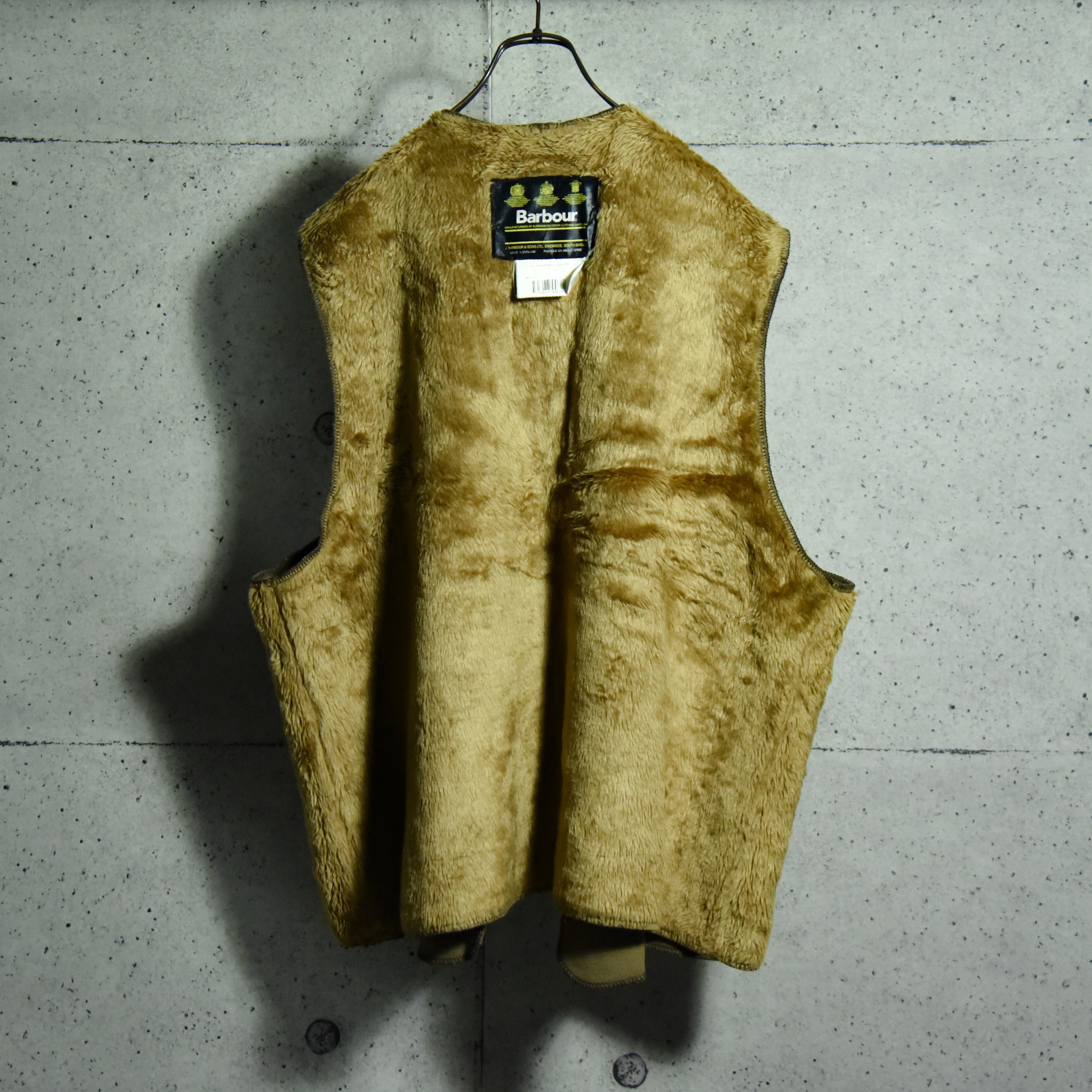 90s Barbour Boa Liner Vest バブアー ボアライナー パイル ライナー