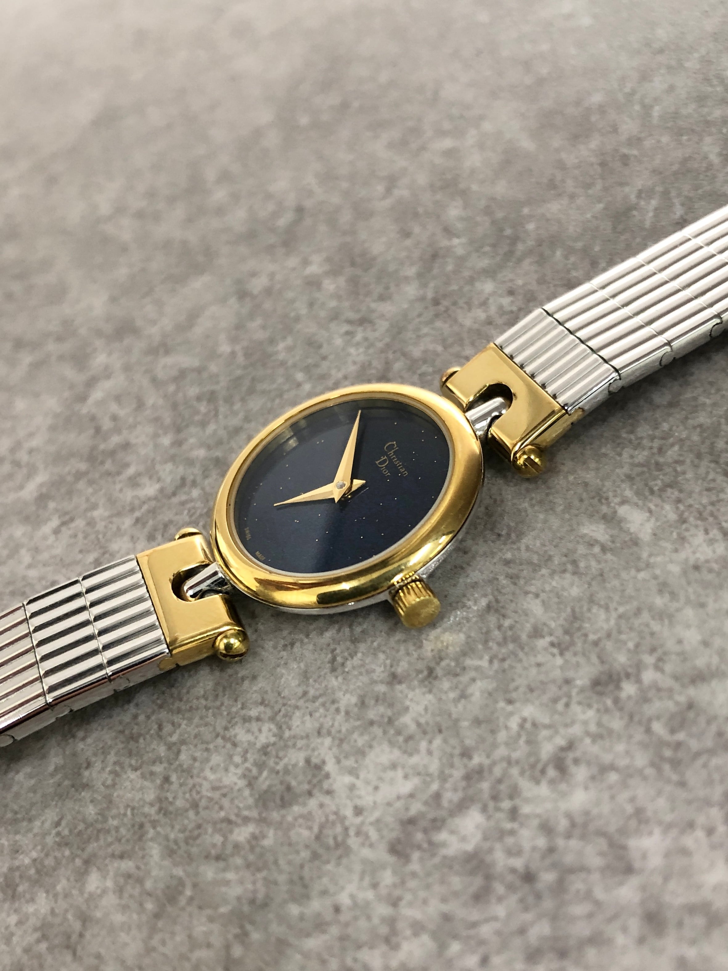 Christian Dior クリスチャン ディオール 腕時計 シルバー×ゴールド