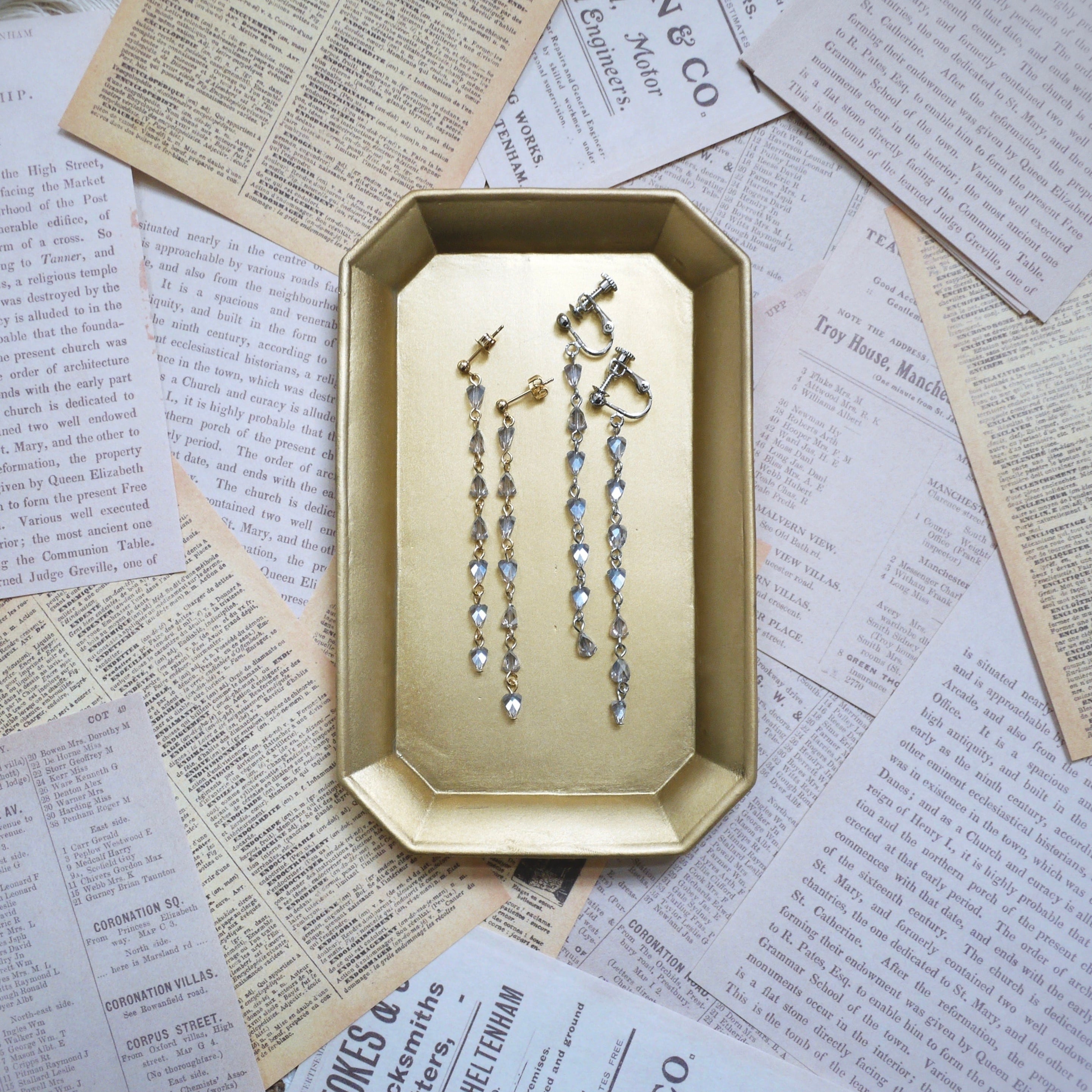 紫ガラス7連 | di-mi-ple［ディーミープール］天然石とビジューの