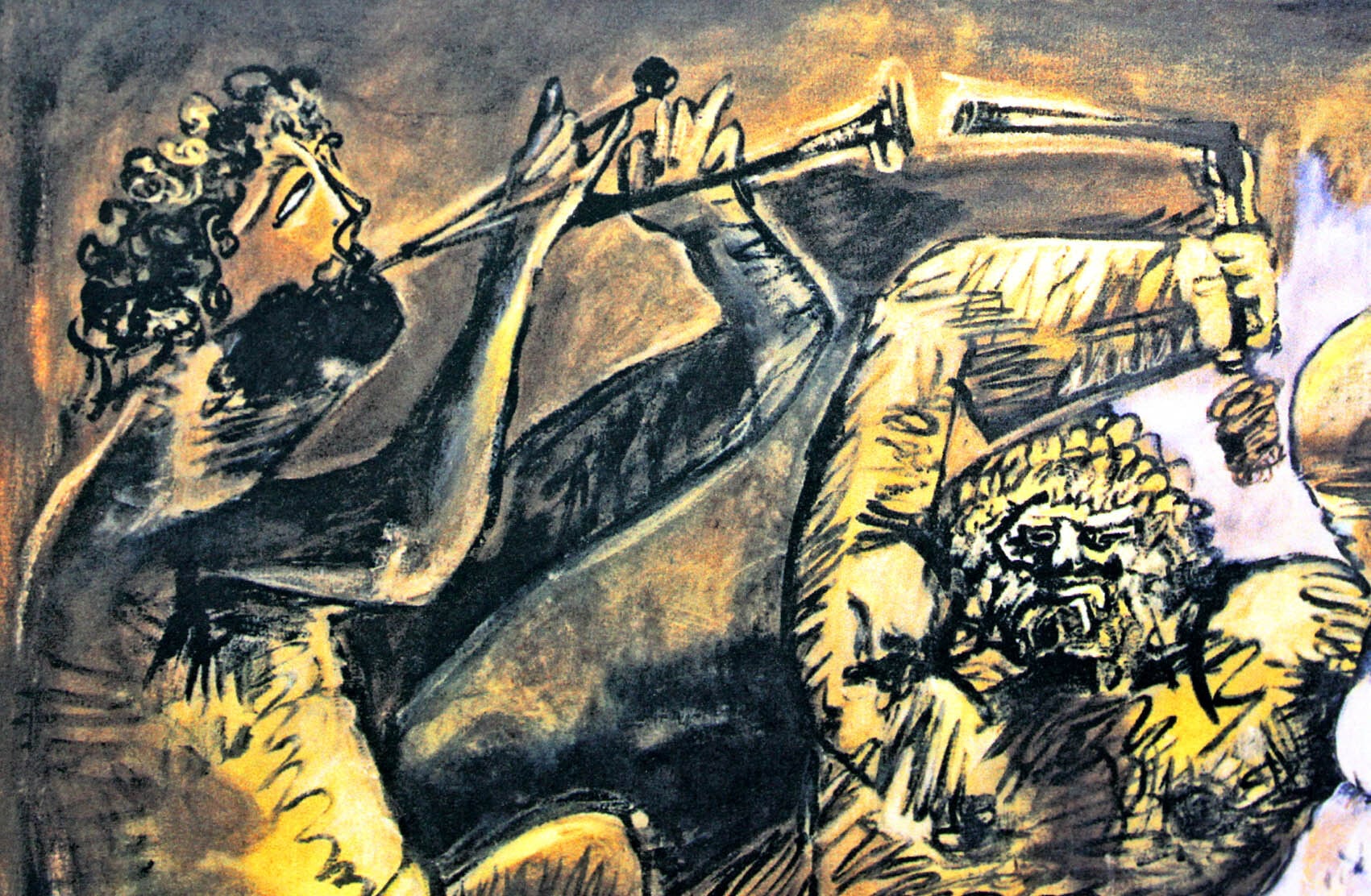 パブロ ピカソ「バッカス」額縁4色選択可能 作品証明書 展示用フック 限定500部エディション付複製画ジークレ