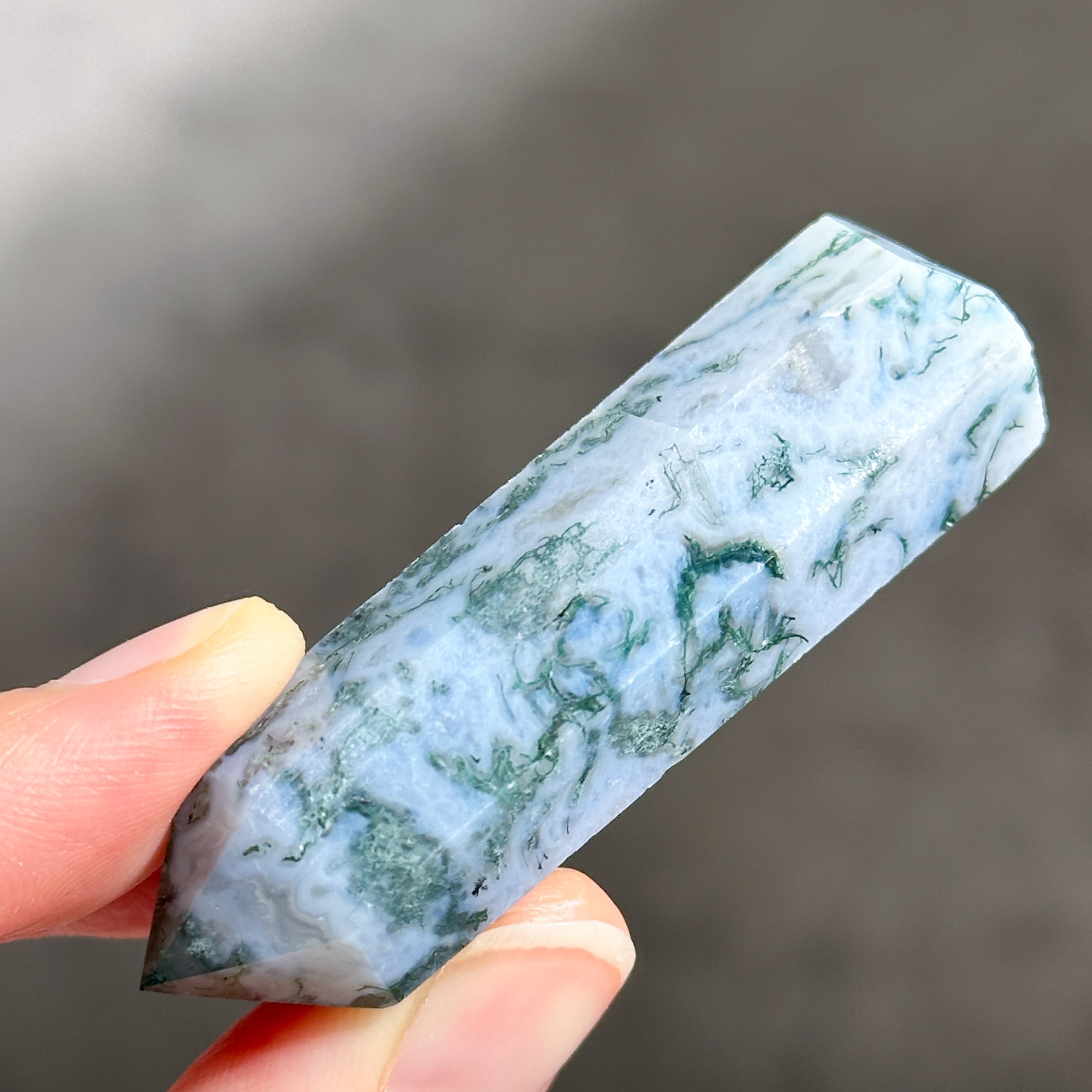 モスアゲート タワー11◇ Moss Agate ◇天然石・鉱物・パワーストーン