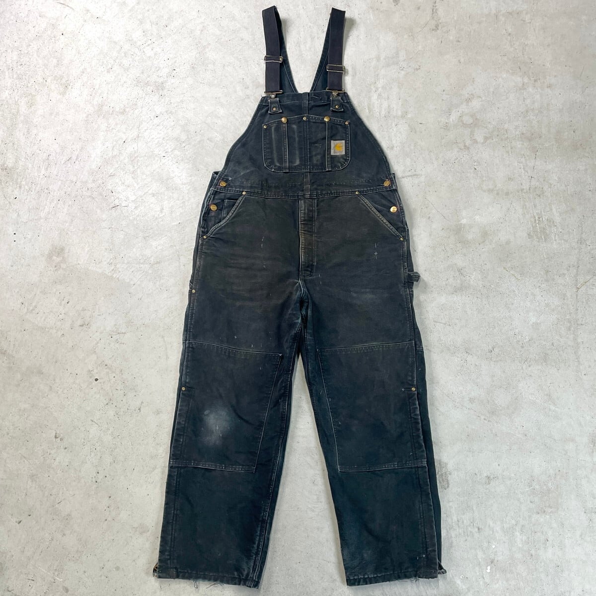 Carhartt カーハート ダック地 ダブルニー オーバーオール メンズW35