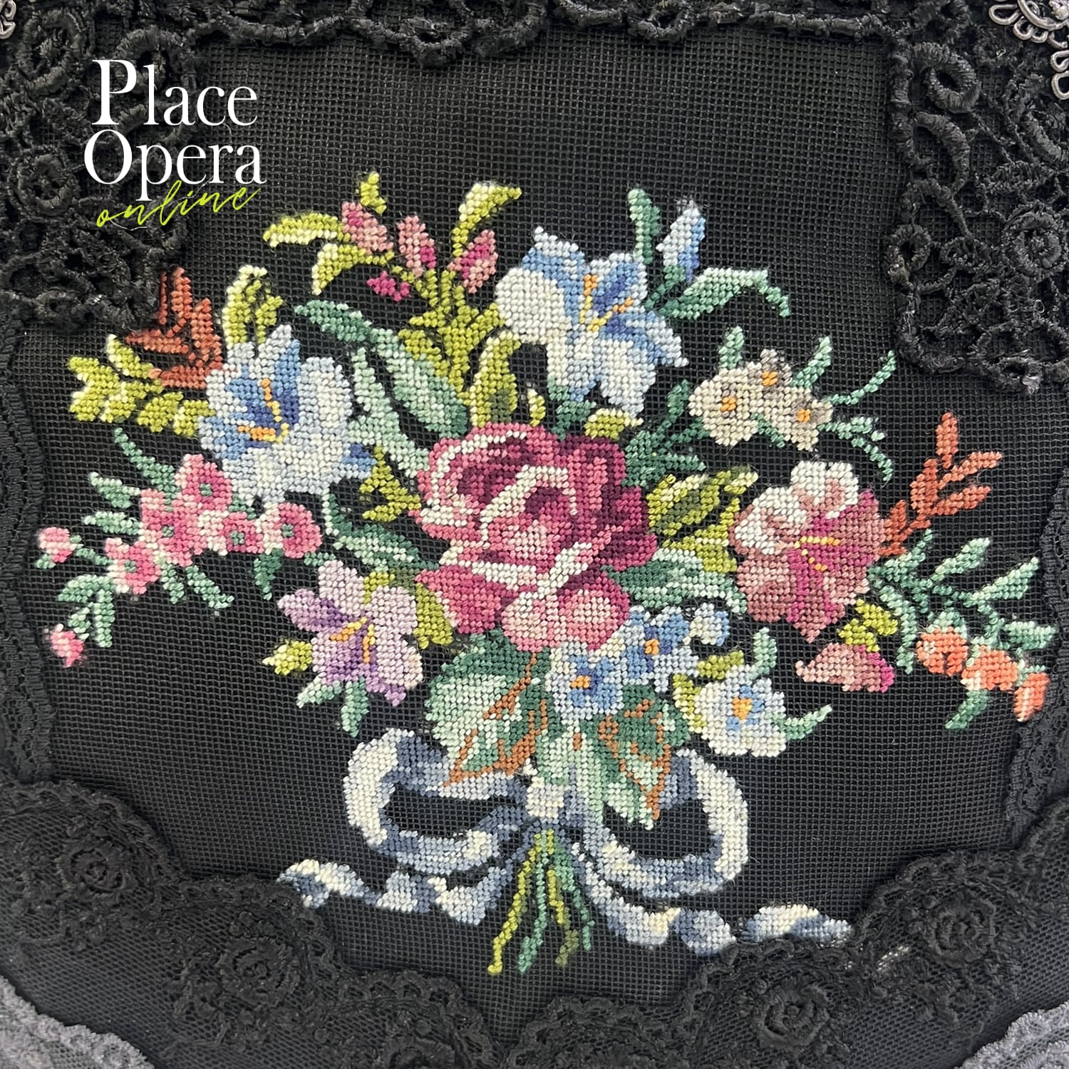 プチポアン】トートバッグ/ブラック | Place Opera Mignon