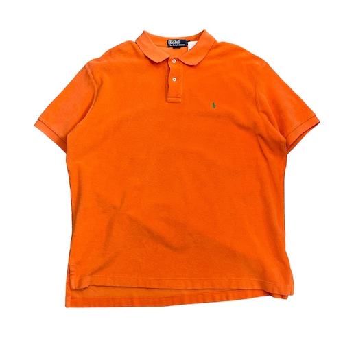 〜00s POLO Ralph Lauren "pile fabric" S/S polo shirt