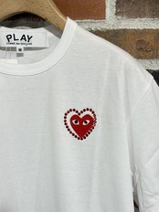 【PLAY COMME des GARCONS】T802 メタルストーンエンブレムTEE