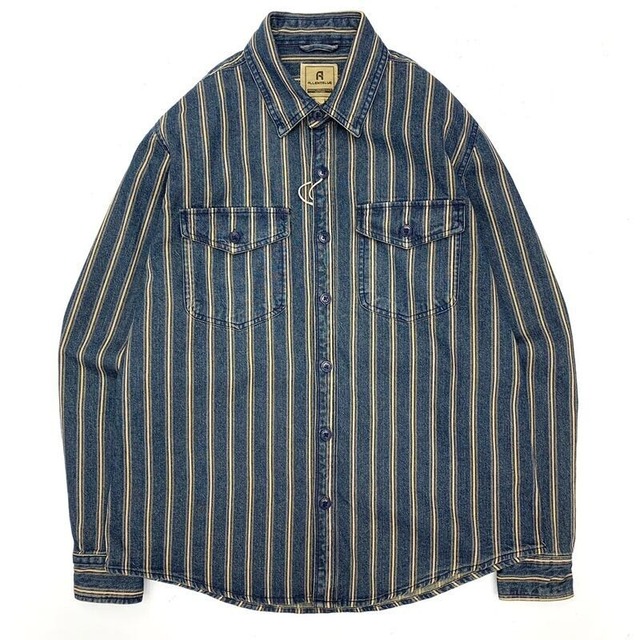 Denim stripe shirt 21134