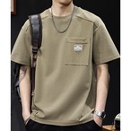 100% Cotton Oversized Short Crew Neck T-Shirt ◇2color H0454