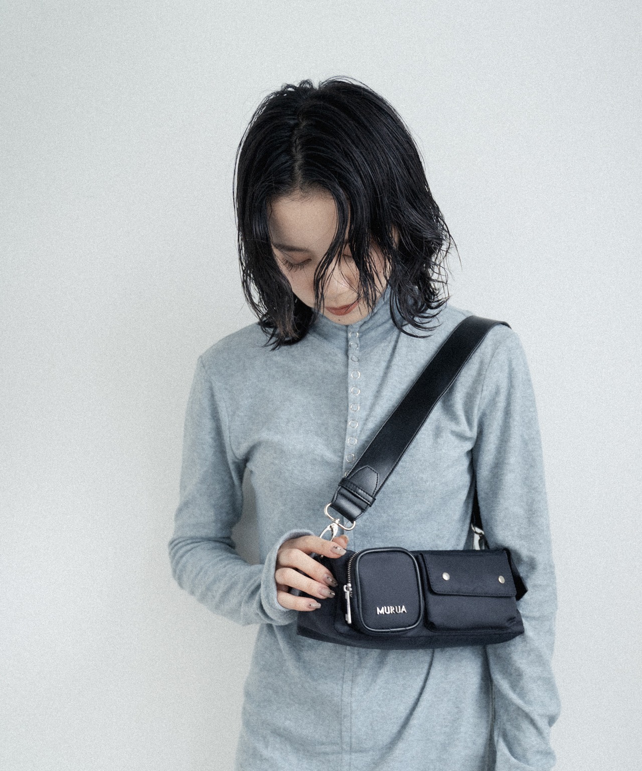 MURUA : 2WAY FRILL SHOULDER BAG