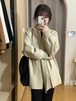 スウェット カーディガン レディース アウター 上着 ニット トップス ニットカーディガン 韓国ファッション レディース
