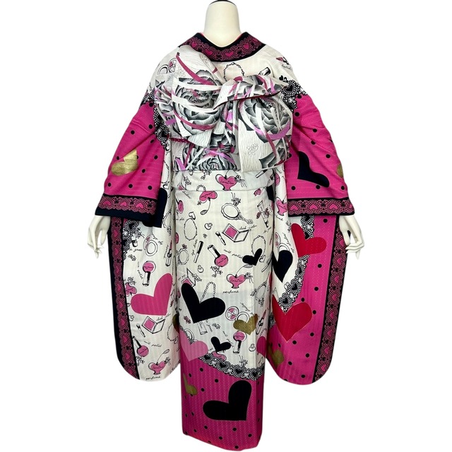 振袖レンタル フルセット F-022-MLサイズ