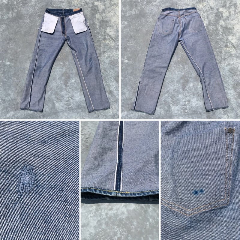 60's LEVI'S リーバイス 501ZEXX 紙パッチ ギャラ無し 刻印W TALON Big
