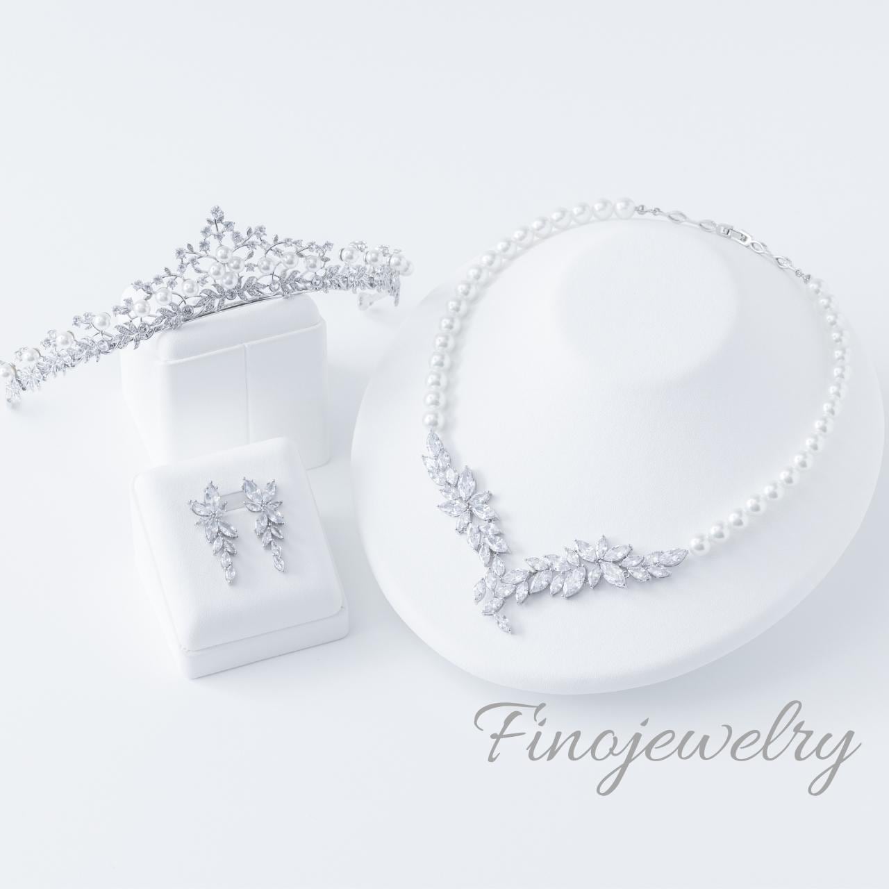 P004N022T011 3点セット | ブライダルアクセサリー Finojewelry フィノ