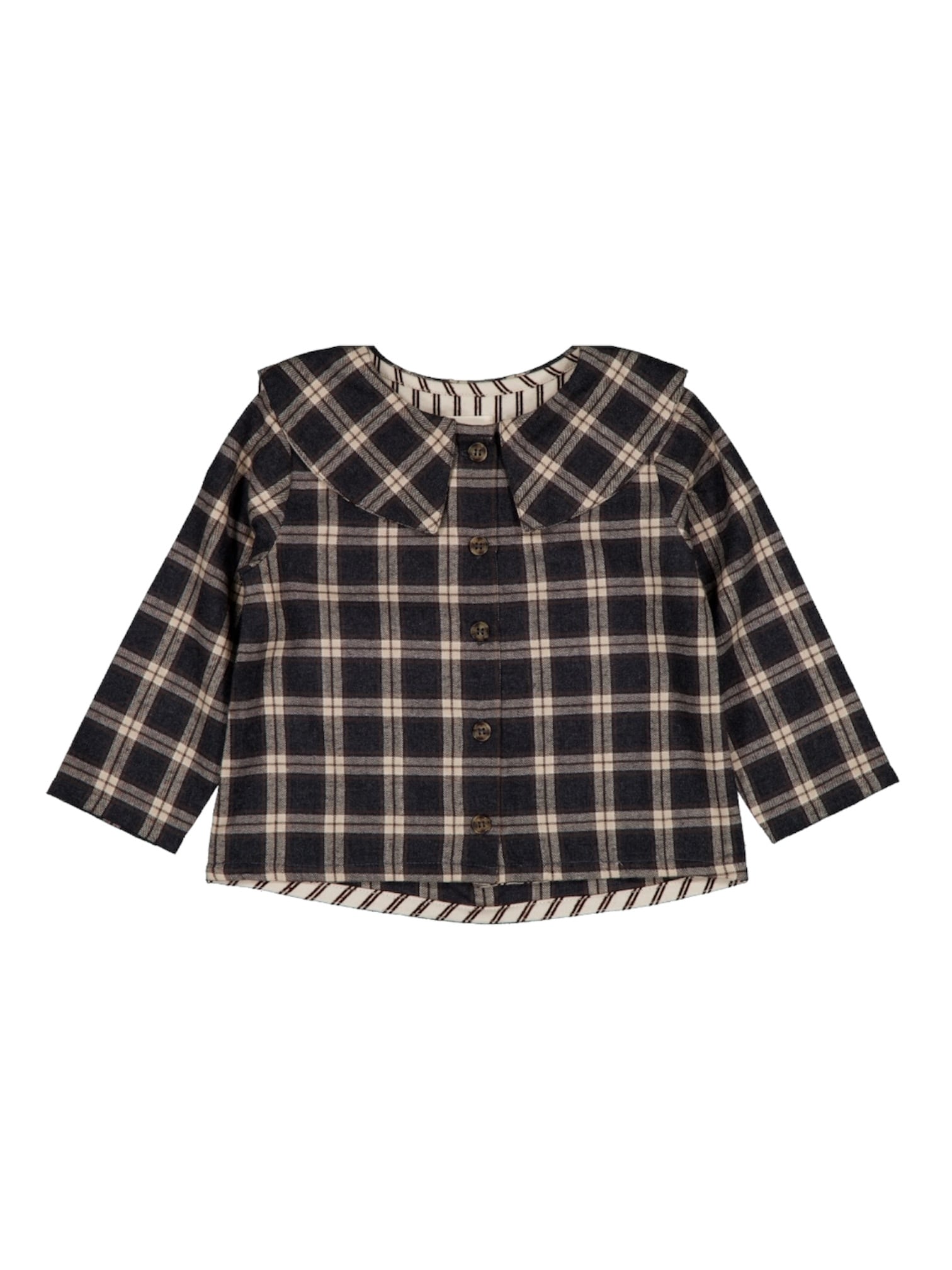 【LOIR paris】SHIRT LORETTE/TARTAN GRIS