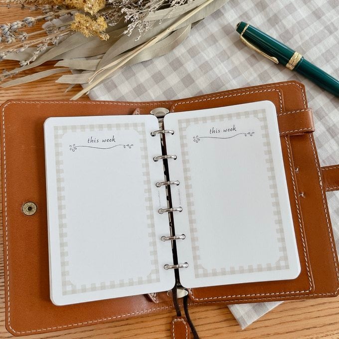 ミニ6穴サイズ/this weekリフィル