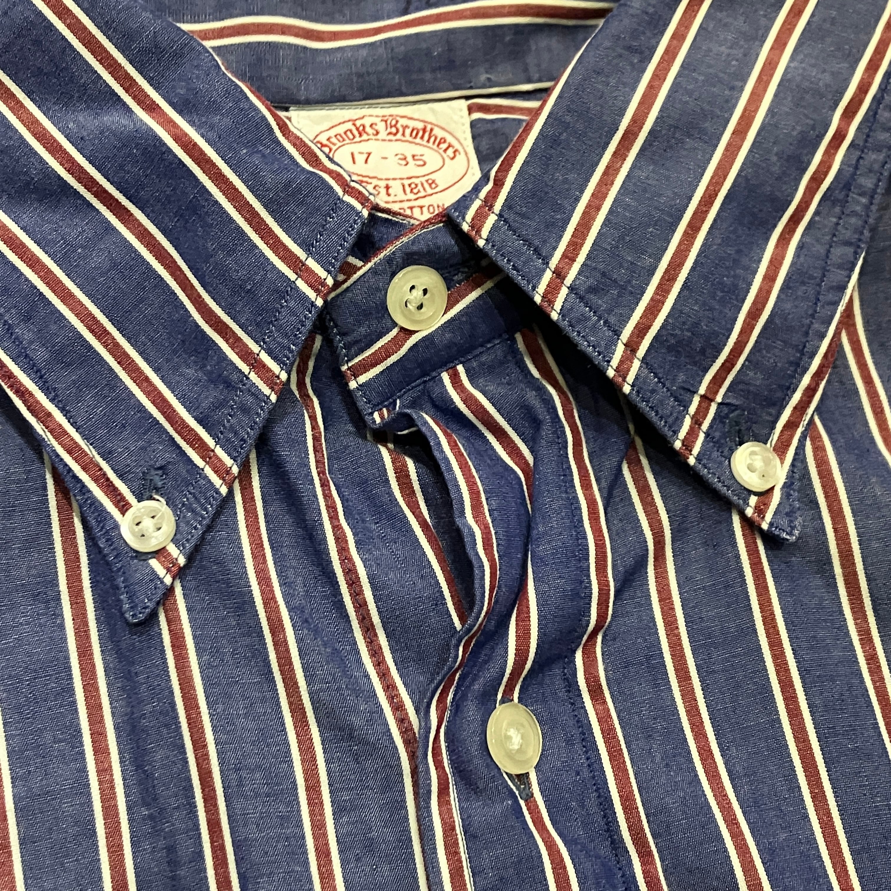 BROOKS BROTHERS MULCH STRIPE SHIRT 1990'S OLD | safarionline