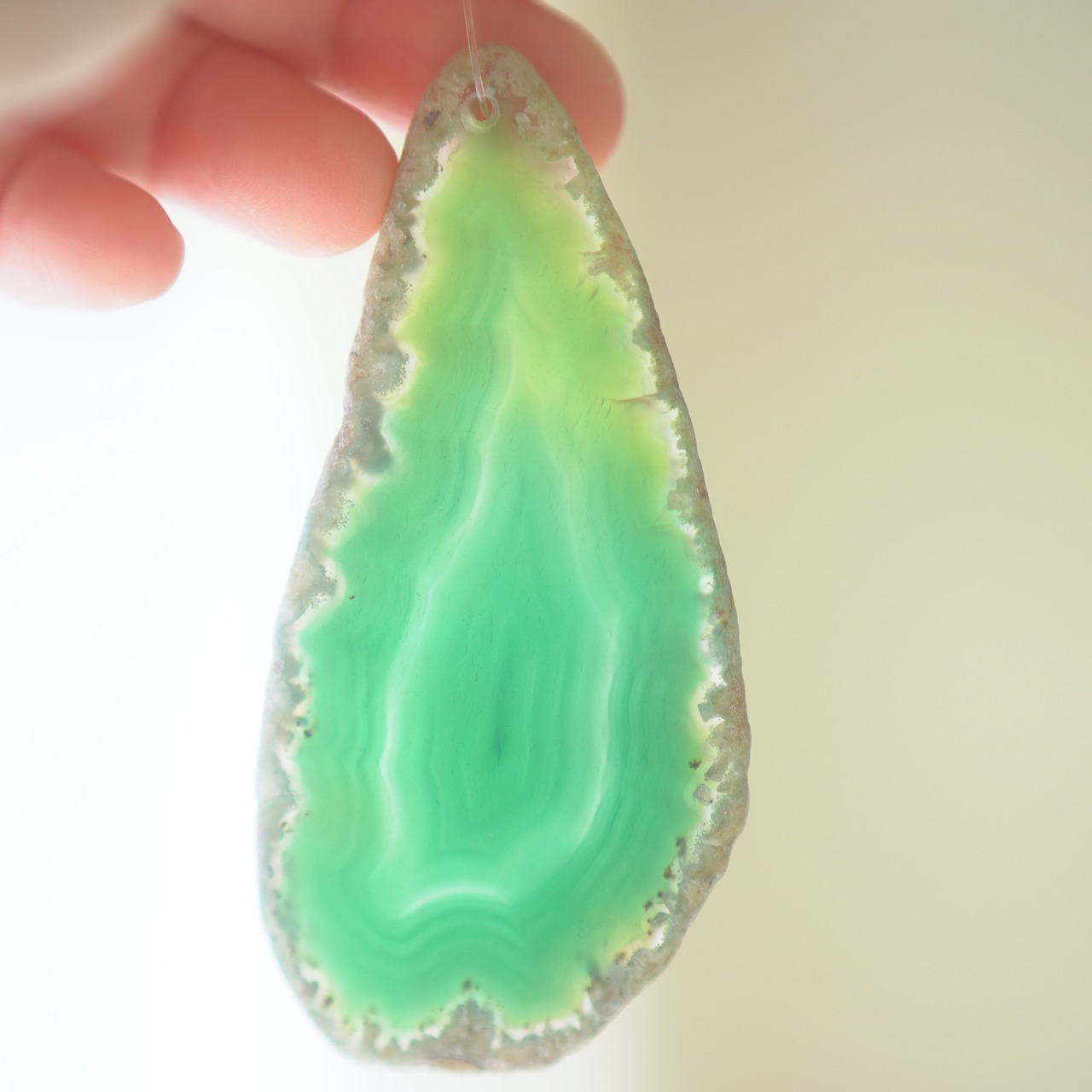 KINMOKUSEI 04 - アゲートヒーリングチャイム / Agate Sun Catcher Wind Chime 1075