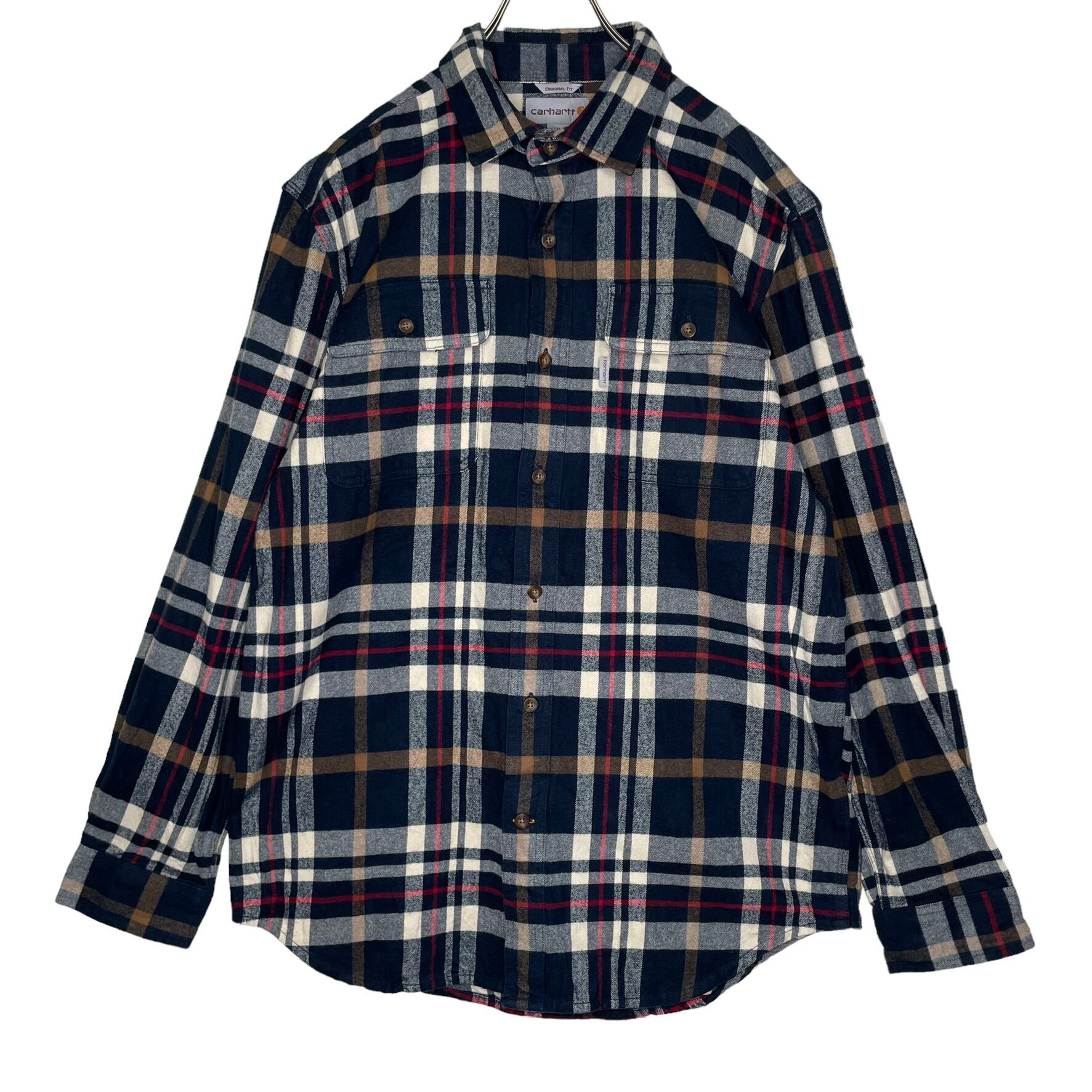 Carhartt 長袖シャツ M(L相当) チェック柄 ブランドタグ | 古着屋