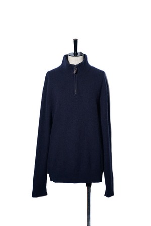 1990's zip up cashmere 100% knit