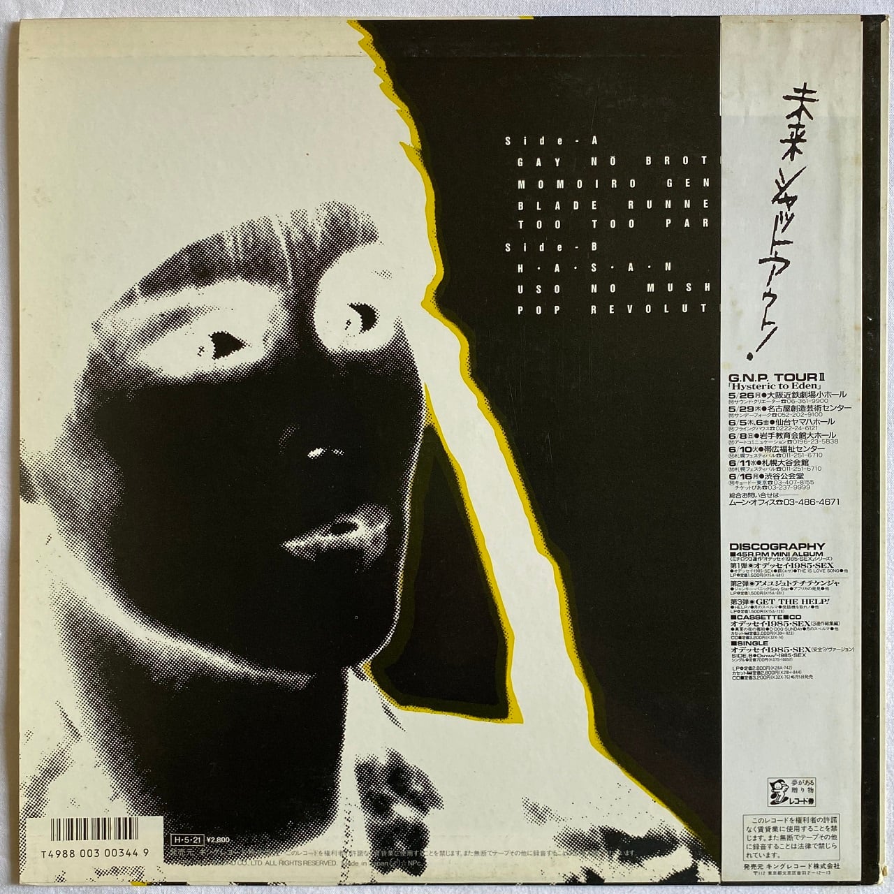 LP】遠藤ミチロウ – 破産 | マメシバレコード mameshiba records