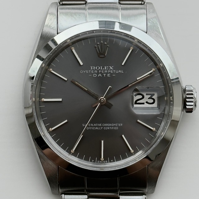 Rolex Oyster Perpetual Date 1500 (2******) Gray Dial