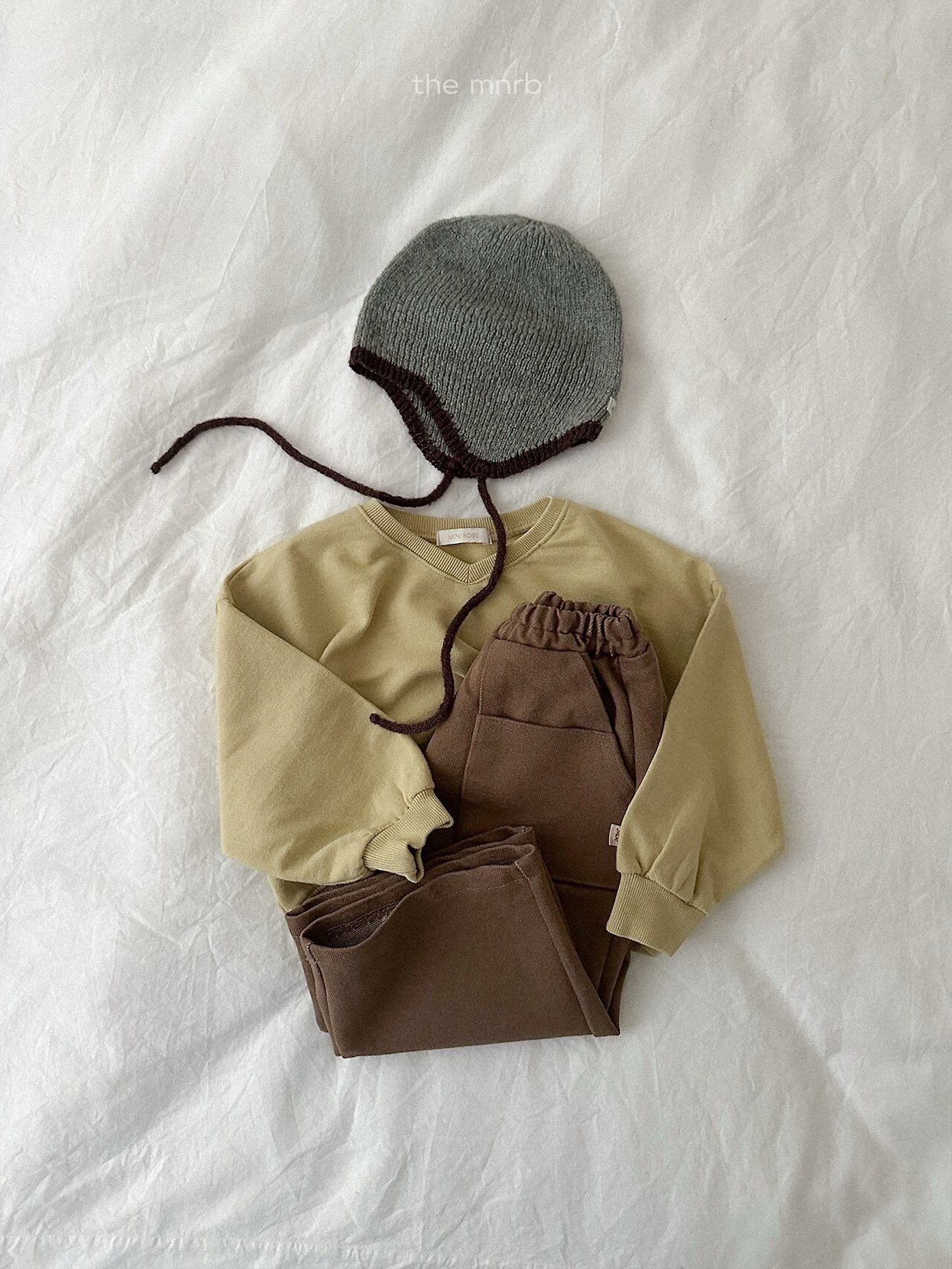 送料無料【予約】/ ロウvネックmtm / minirobe