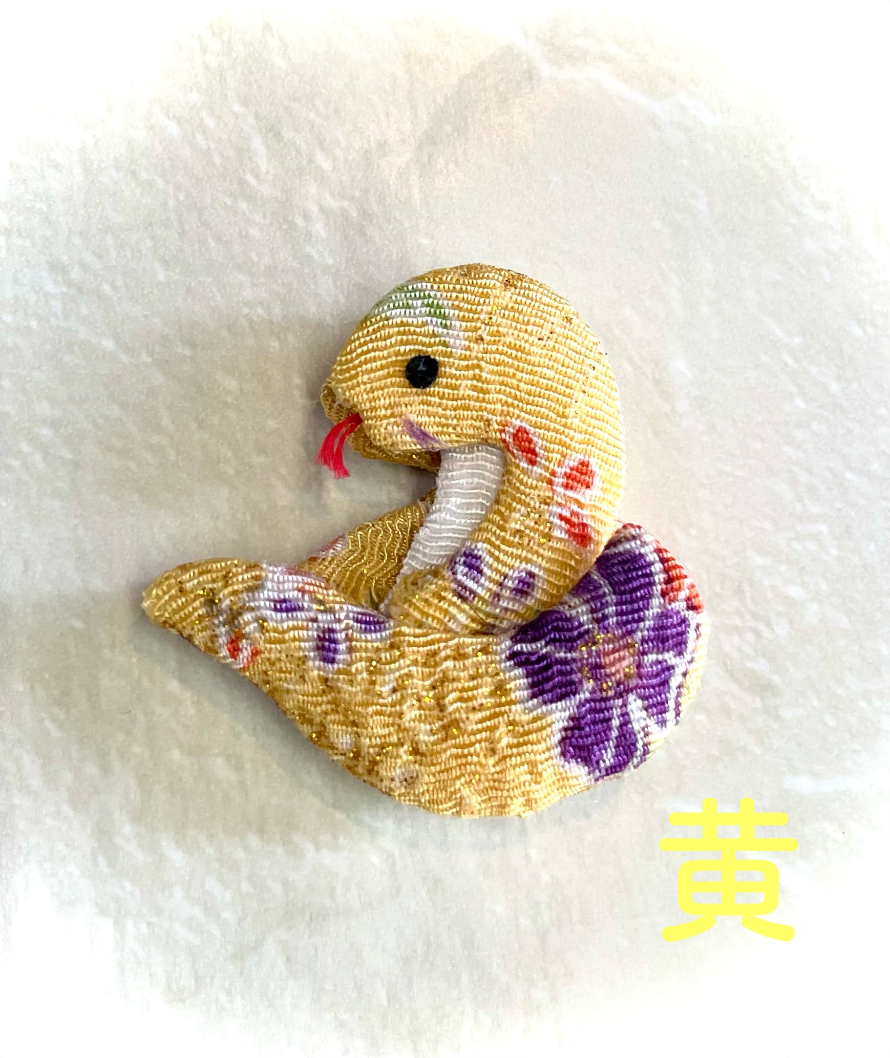 ちりめん干支【巳】ミニ絵馬 | 千座senkura