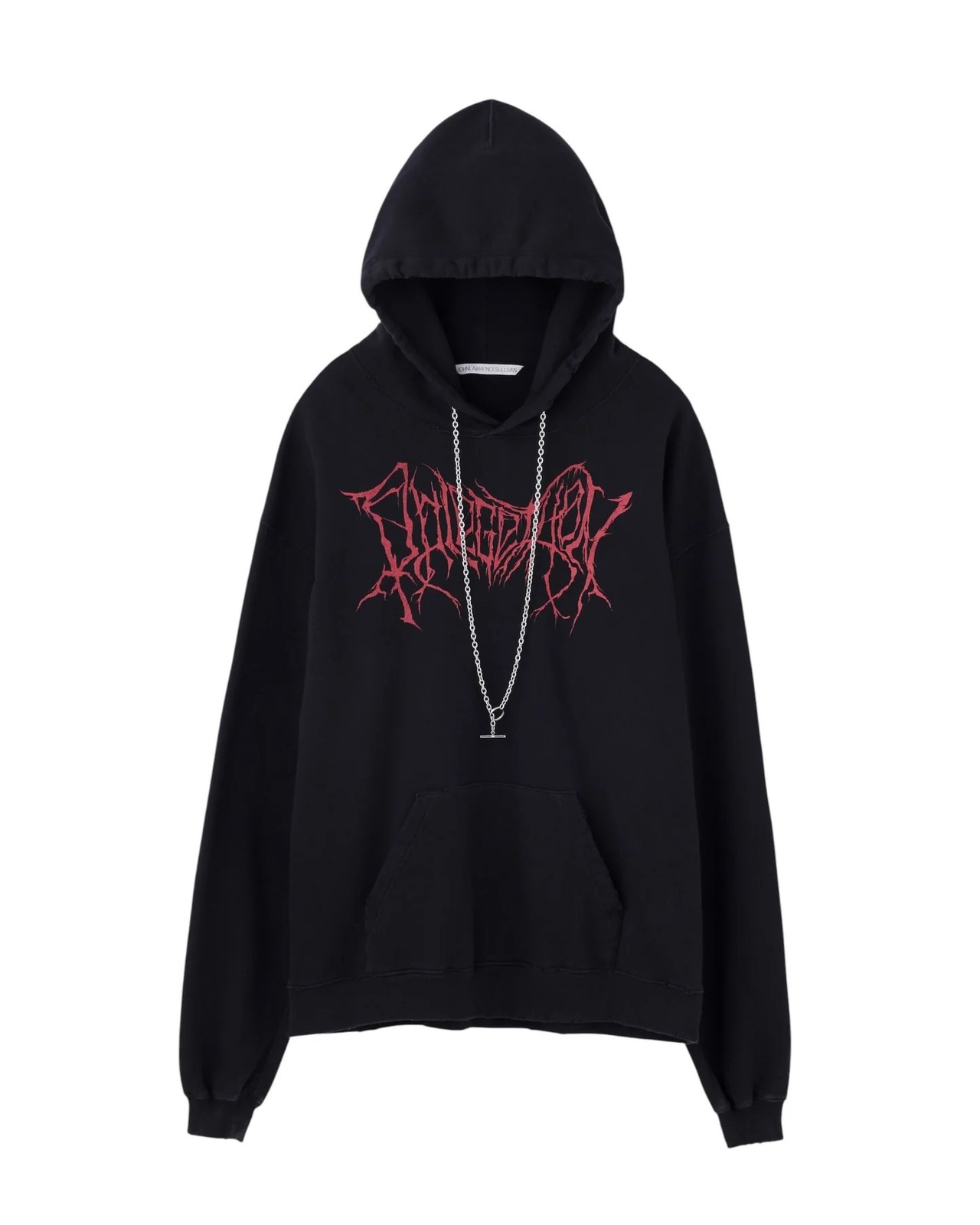 JOHN LAWRENCE SULLIVAN / "PHLEGETHON" HOODIE WITH NECKLACE
